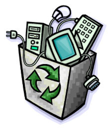 Recycle Bin of E-Waste.